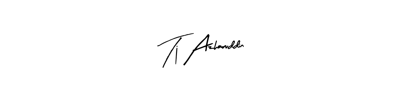 Also we have Tj Azharuddin name is the best signature style. Create professional handwritten signature collection using Arty Signature autograph style. Tj Azharuddin signature style 8 images and pictures png