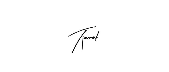 Similarly Arty Signature is the best handwritten signature design. Signature creator online .You can use it as an online autograph creator for name Tjannat. Tjannat signature style 8 images and pictures png