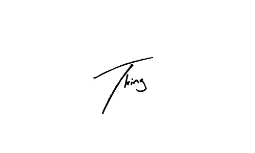 How to make Tking name signature. Use Arty Signature style for creating short signs online. This is the latest handwritten sign. Tking signature style 8 images and pictures png