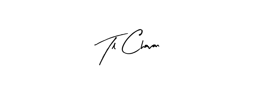 Similarly Arty Signature is the best handwritten signature design. Signature creator online .You can use it as an online autograph creator for name Tl Chavan. Tl Chavan signature style 8 images and pictures png