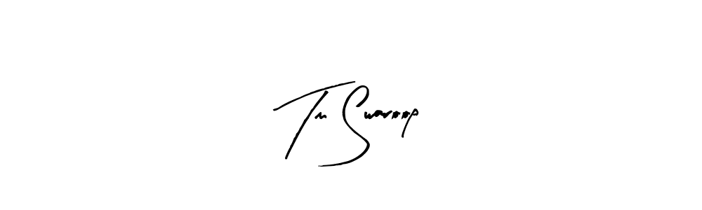 Here are the top 10 professional signature styles for the name Tm Swaroop. These are the best autograph styles you can use for your name. Tm Swaroop signature style 8 images and pictures png