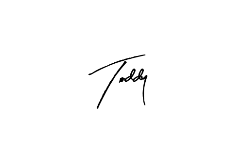 Arty Signature is a professional signature style that is perfect for those who want to add a touch of class to their signature. It is also a great choice for those who want to make their signature more unique. Get Toddy name to fancy signature for free. Toddy signature style 8 images and pictures png