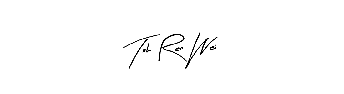 Make a beautiful signature design for name Toh Ren Wei. Use this online signature maker to create a handwritten signature for free. Toh Ren Wei signature style 8 images and pictures png