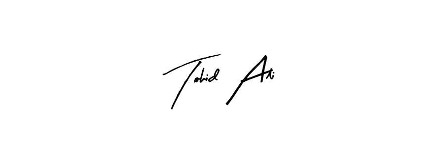 How to Draw Tohid Ali signature style? Arty Signature is a latest design signature styles for name Tohid Ali. Tohid Ali signature style 8 images and pictures png