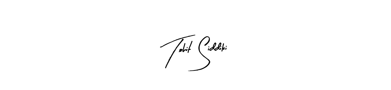 Make a beautiful signature design for name Tohit Siddiki. Use this online signature maker to create a handwritten signature for free. Tohit Siddiki signature style 8 images and pictures png