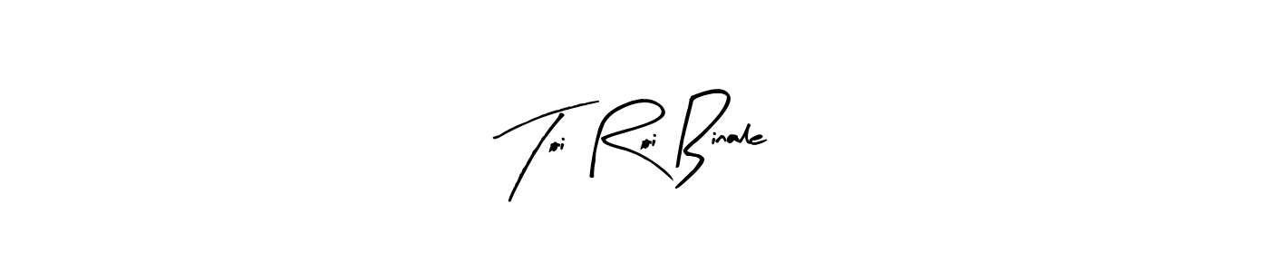 if you are searching for the best signature style for your name Toi Roi Binale. so please give up your signature search. here we have designed multiple signature styles  using Arty Signature. Toi Roi Binale signature style 8 images and pictures png