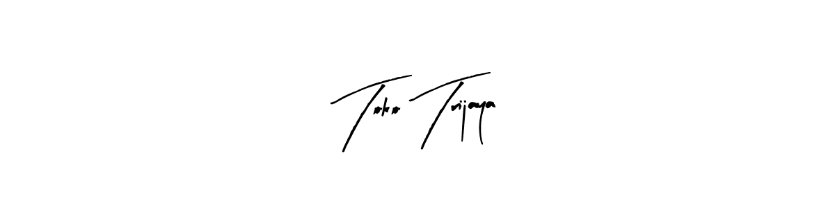 You can use this online signature creator to create a handwritten signature for the name Toko Trijaya. This is the best online autograph maker. Toko Trijaya signature style 8 images and pictures png