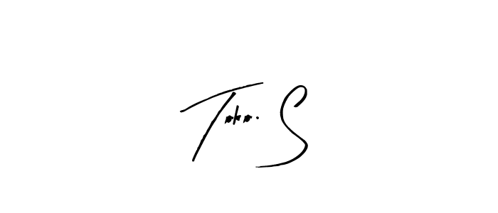 You can use this online signature creator to create a handwritten signature for the name Toko. S. This is the best online autograph maker. Toko. S signature style 8 images and pictures png