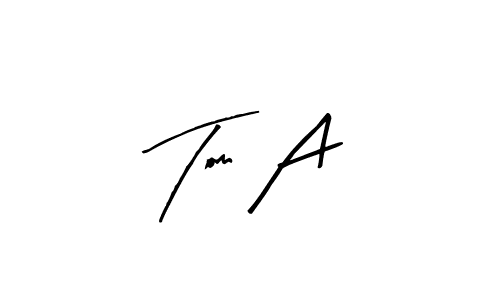 Arty Signature is a professional signature style that is perfect for those who want to add a touch of class to their signature. It is also a great choice for those who want to make their signature more unique. Get Tom A name to fancy signature for free. Tom A signature style 8 images and pictures png