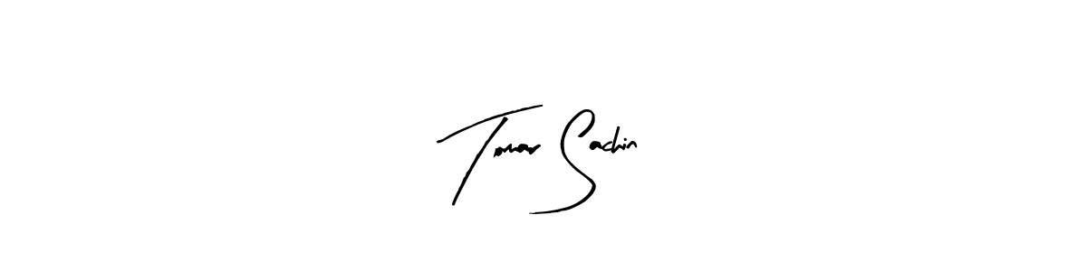 Design your own signature with our free online signature maker. With this signature software, you can create a handwritten (Arty Signature) signature for name Tomar Sachin. Tomar Sachin signature style 8 images and pictures png