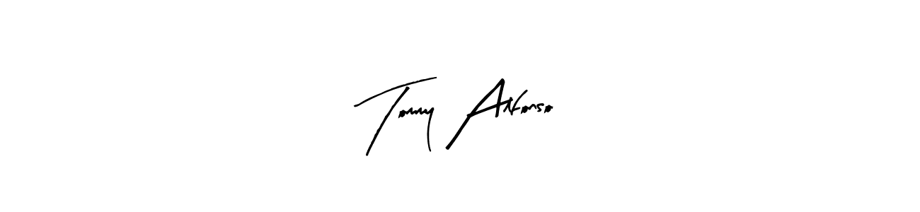 Use a signature maker to create a handwritten signature online. With this signature software, you can design (Arty Signature) your own signature for name Tommy Alfonso. Tommy Alfonso signature style 8 images and pictures png