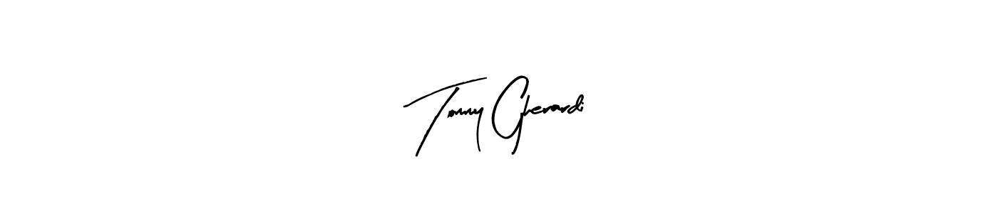 Once you've used our free online signature maker to create your best signature Arty Signature style, it's time to enjoy all of the benefits that Tommy Gherardi name signing documents. Tommy Gherardi signature style 8 images and pictures png