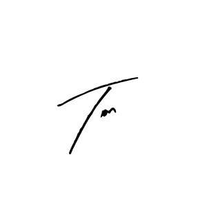 Design your own signature with our free online signature maker. With this signature software, you can create a handwritten (Arty Signature) signature for name Ton. Ton signature style 8 images and pictures png