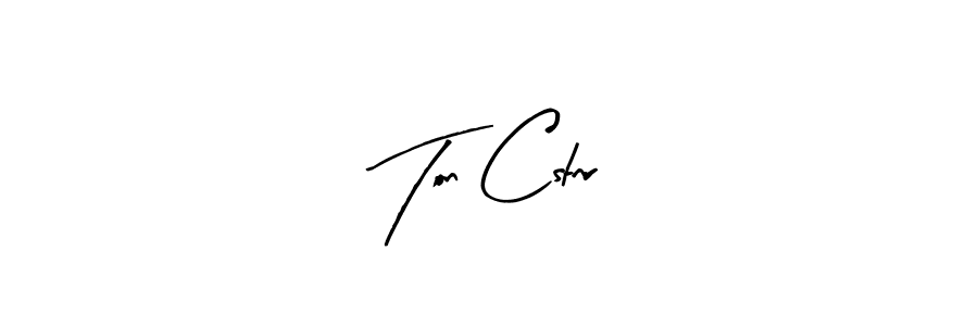 Arty Signature is a professional signature style that is perfect for those who want to add a touch of class to their signature. It is also a great choice for those who want to make their signature more unique. Get Ton Cstnr name to fancy signature for free. Ton Cstnr signature style 8 images and pictures png