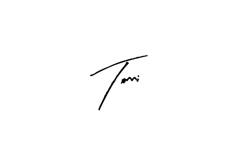 if you are searching for the best signature style for your name Tonni. so please give up your signature search. here we have designed multiple signature styles  using Arty Signature. Tonni signature style 8 images and pictures png