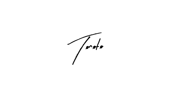 Design your own signature with our free online signature maker. With this signature software, you can create a handwritten (Arty Signature) signature for name Tonoto. Tonoto signature style 8 images and pictures png