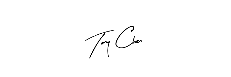 Make a beautiful signature design for name Tony Chen. With this signature (Arty Signature) style, you can create a handwritten signature for free. Tony Chen signature style 8 images and pictures png