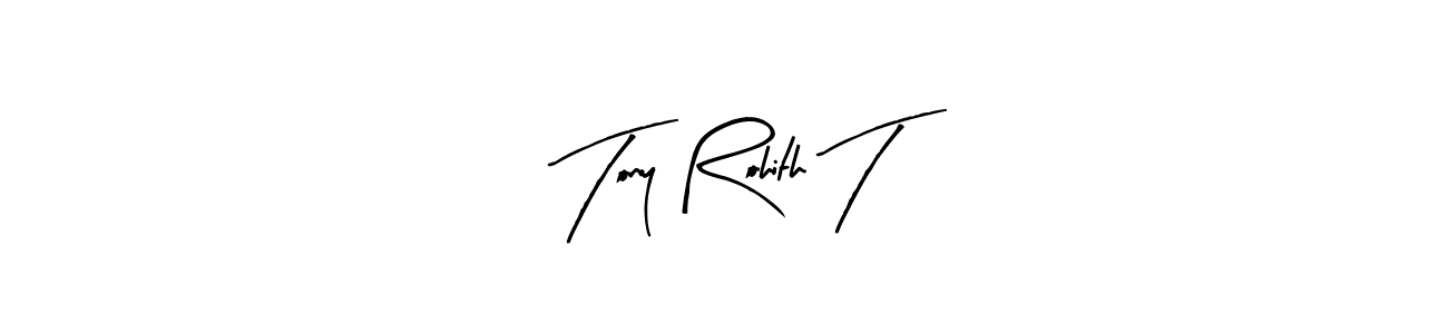 Tony Rohith T stylish signature style. Best Handwritten Sign (Arty Signature) for my name. Handwritten Signature Collection Ideas for my name Tony Rohith T. Tony Rohith T signature style 8 images and pictures png