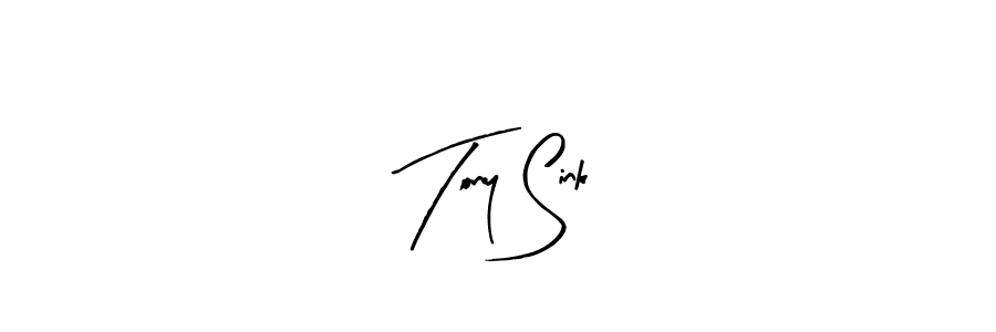 How to make Tony Sink name signature. Use Arty Signature style for creating short signs online. This is the latest handwritten sign. Tony Sink signature style 8 images and pictures png