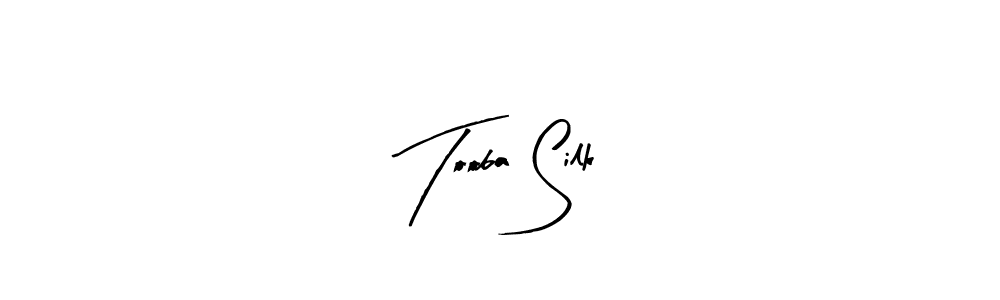 Make a beautiful signature design for name Tooba Silk. With this signature (Arty Signature) style, you can create a handwritten signature for free. Tooba Silk signature style 8 images and pictures png