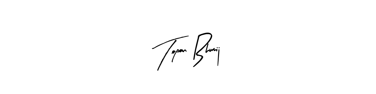 How to make Topan Bhumij signature? Arty Signature is a professional autograph style. Create handwritten signature for Topan Bhumij name. Topan Bhumij signature style 8 images and pictures png