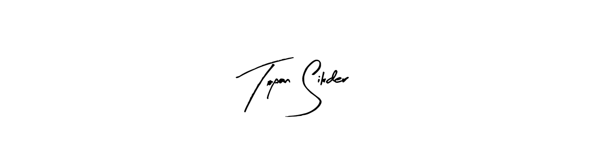 Also we have Topan Sikder name is the best signature style. Create professional handwritten signature collection using Arty Signature autograph style. Topan Sikder signature style 8 images and pictures png