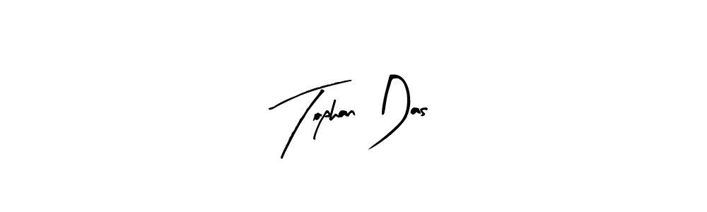 Use a signature maker to create a handwritten signature online. With this signature software, you can design (Arty Signature) your own signature for name Tophan Das. Tophan Das signature style 8 images and pictures png