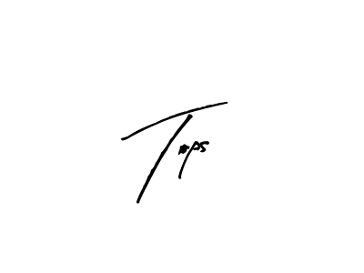if you are searching for the best signature style for your name Tops. so please give up your signature search. here we have designed multiple signature styles  using Arty Signature. Tops signature style 8 images and pictures png