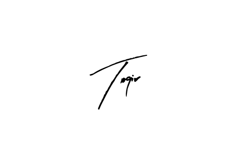 Similarly Arty Signature is the best handwritten signature design. Signature creator online .You can use it as an online autograph creator for name Toqir. Toqir signature style 8 images and pictures png