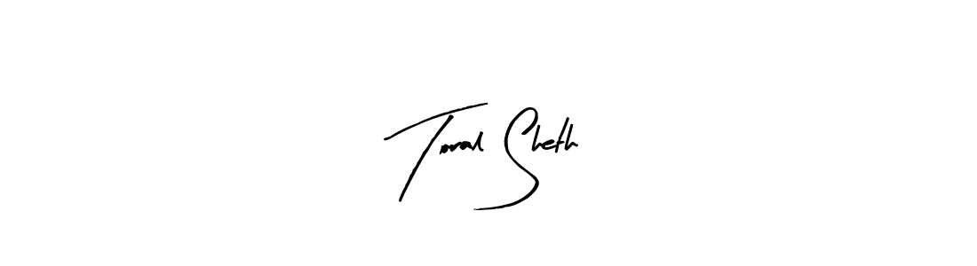 Toral Sheth stylish signature style. Best Handwritten Sign (Arty Signature) for my name. Handwritten Signature Collection Ideas for my name Toral Sheth. Toral Sheth signature style 8 images and pictures png