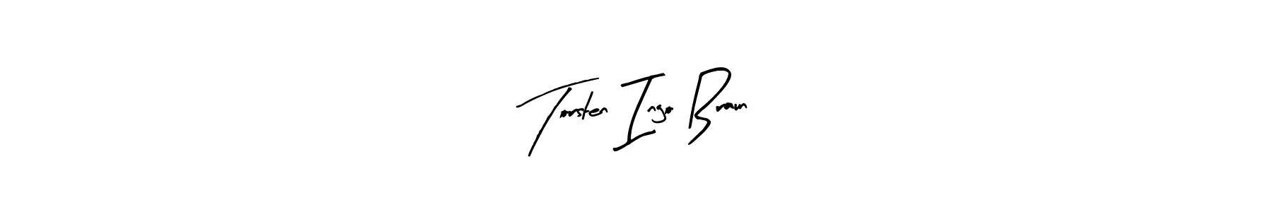 See photos of Torsten Ingo Braun official signature by Spectra . Check more albums & portfolios. Read reviews & check more about Arty Signature font. Torsten Ingo Braun signature style 8 images and pictures png