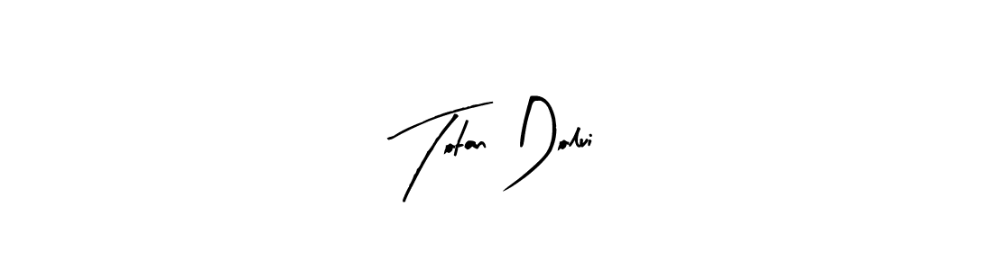 You can use this online signature creator to create a handwritten signature for the name Totan Dolui. This is the best online autograph maker. Totan Dolui signature style 8 images and pictures png