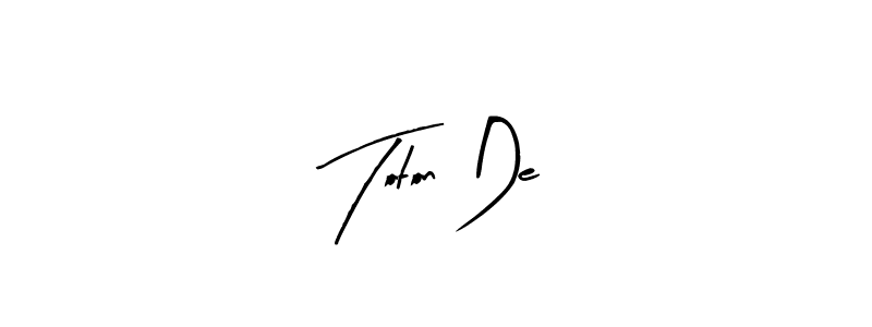 This is the best signature style for the Toton De name. Also you like these signature font (Arty Signature). Mix name signature. Toton De signature style 8 images and pictures png