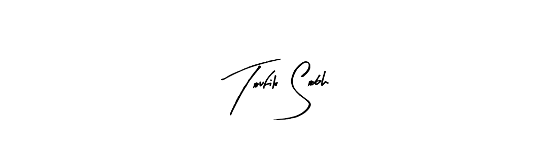 The best way (Arty Signature) to make a short signature is to pick only two or three words in your name. The name Toufik Sobh include a total of six letters. For converting this name. Toufik Sobh signature style 8 images and pictures png
