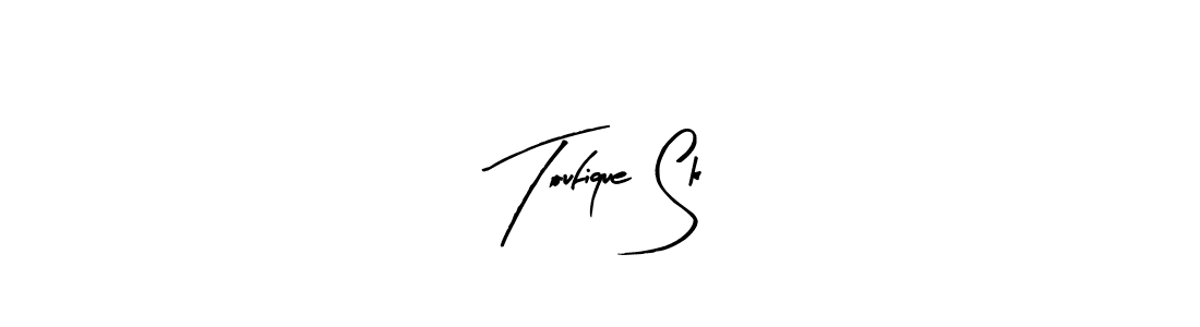 Also You can easily find your signature by using the search form. We will create Toufique Sk name handwritten signature images for you free of cost using Arty Signature sign style. Toufique Sk signature style 8 images and pictures png
