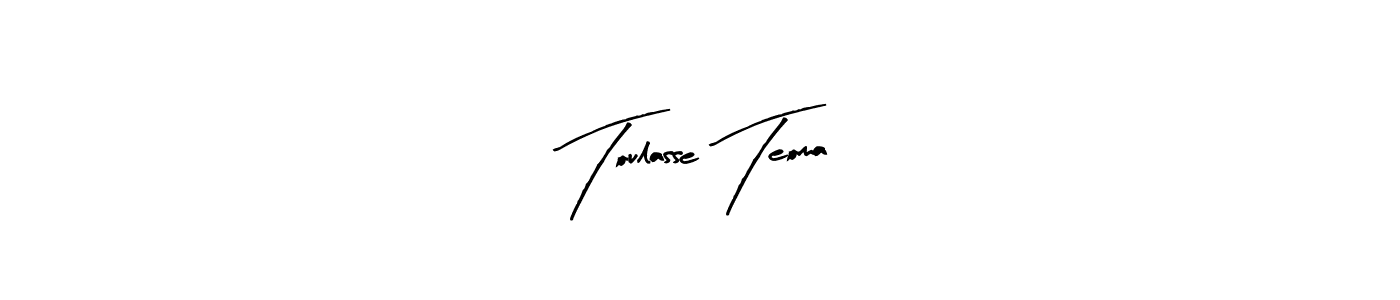 How to make Toulasse Teoma name signature. Use Arty Signature style for creating short signs online. This is the latest handwritten sign. Toulasse Teoma signature style 8 images and pictures png