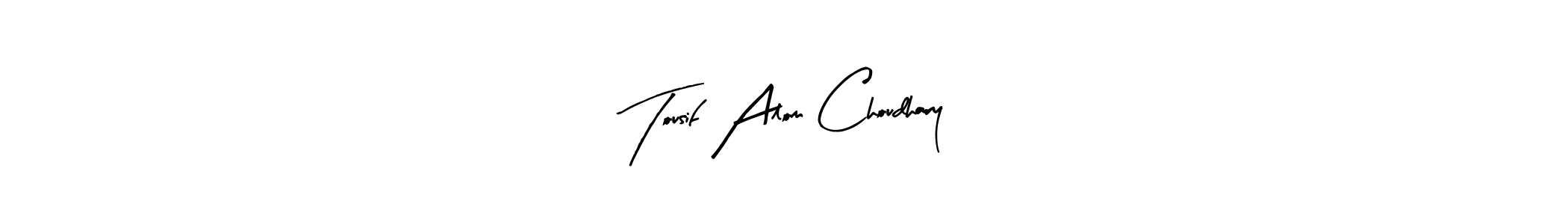Also we have Tousif Alom Choudhary name is the best signature style. Create professional handwritten signature collection using Arty Signature autograph style. Tousif Alom Choudhary signature style 8 images and pictures png