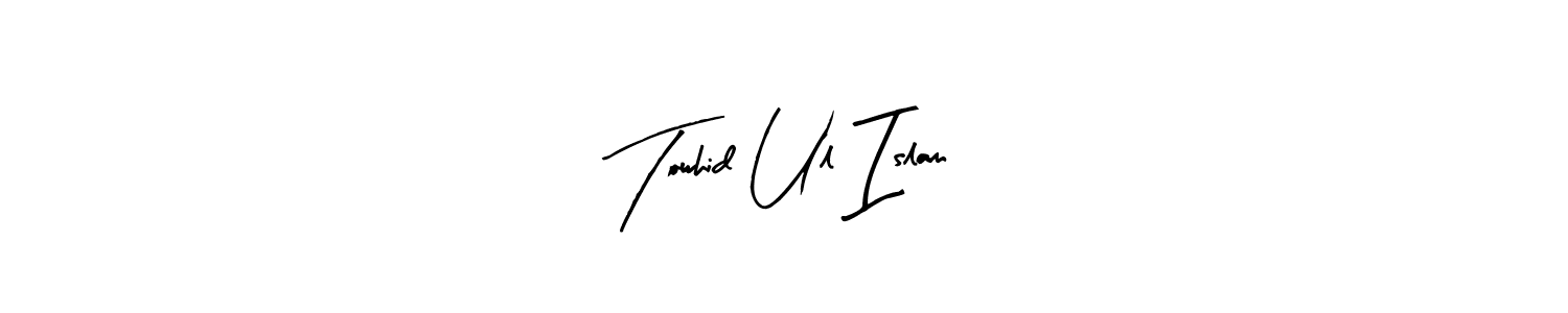 Similarly Arty Signature is the best handwritten signature design. Signature creator online .You can use it as an online autograph creator for name Towhid Ul Islam. Towhid Ul Islam signature style 8 images and pictures png