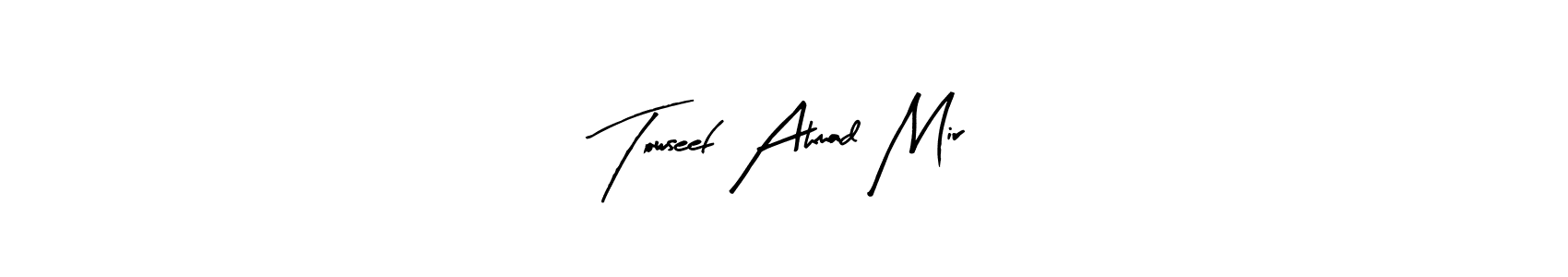 How to Draw Towseef Ahmad Mir signature style? Arty Signature is a latest design signature styles for name Towseef Ahmad Mir. Towseef Ahmad Mir signature style 8 images and pictures png