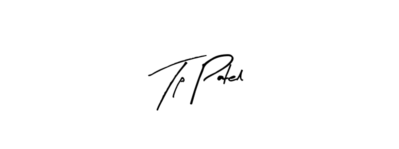 Tp Patel stylish signature style. Best Handwritten Sign (Arty Signature) for my name. Handwritten Signature Collection Ideas for my name Tp Patel. Tp Patel signature style 8 images and pictures png