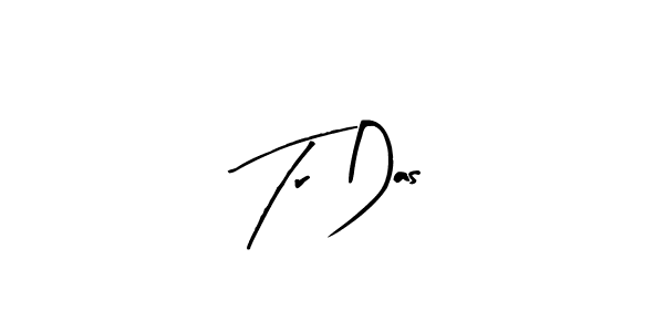 You should practise on your own different ways (Arty Signature) to write your name (Tr Das) in signature. don't let someone else do it for you. Tr Das signature style 8 images and pictures png