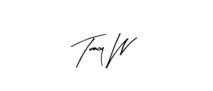 It looks lik you need a new signature style for name Tracy W. Design unique handwritten (Arty Signature) signature with our free signature maker in just a few clicks. Tracy W signature style 8 images and pictures png