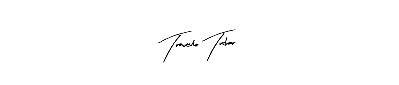 See photos of Travelo Tushar official signature by Spectra . Check more albums & portfolios. Read reviews & check more about Arty Signature font. Travelo Tushar signature style 8 images and pictures png