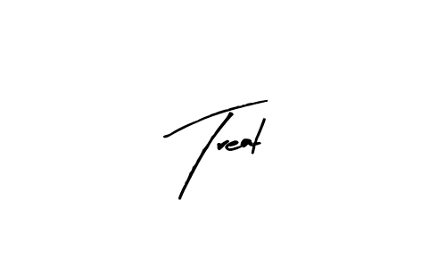 Arty Signature is a professional signature style that is perfect for those who want to add a touch of class to their signature. It is also a great choice for those who want to make their signature more unique. Get Treat name to fancy signature for free. Treat signature style 8 images and pictures png