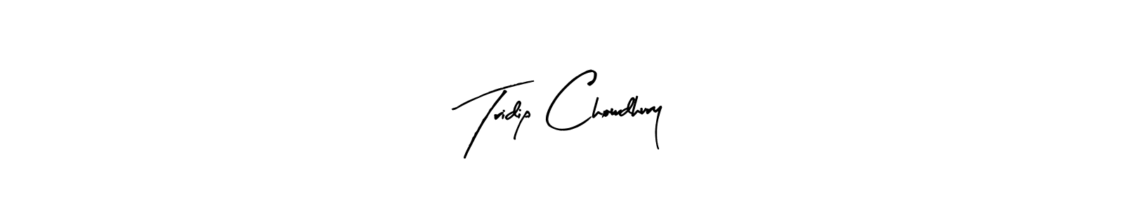 How to make Tridip Chowdhury name signature. Use Arty Signature style for creating short signs online. This is the latest handwritten sign. Tridip Chowdhury signature style 8 images and pictures png