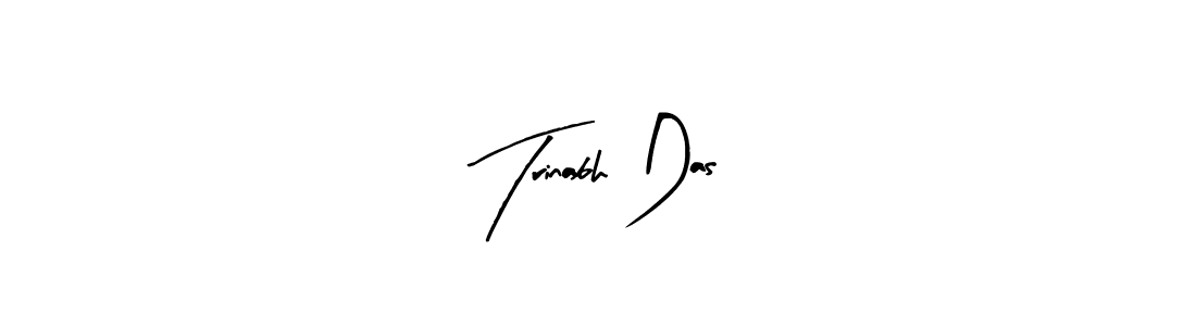 How to make Trinabh Das name signature. Use Arty Signature style for creating short signs online. This is the latest handwritten sign. Trinabh Das signature style 8 images and pictures png