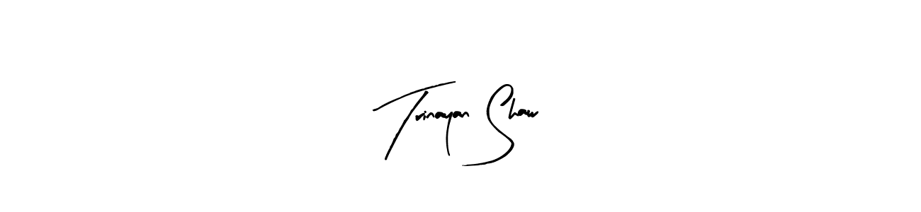 Make a beautiful signature design for name Trinayan Shaw. Use this online signature maker to create a handwritten signature for free. Trinayan Shaw signature style 8 images and pictures png