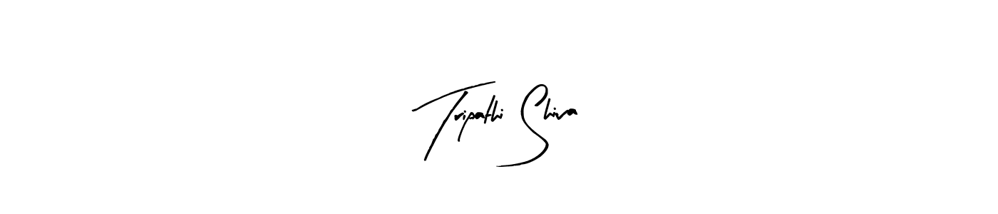 Make a beautiful signature design for name Tripathi Shiva. With this signature (Arty Signature) style, you can create a handwritten signature for free. Tripathi Shiva signature style 8 images and pictures png