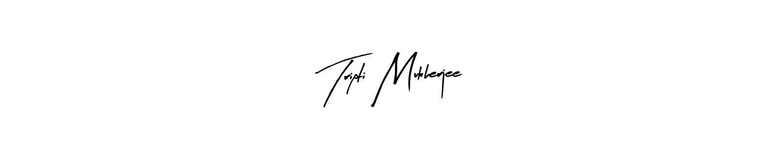 How to make Tripti Mukherjee signature? Arty Signature is a professional autograph style. Create handwritten signature for Tripti Mukherjee name. Tripti Mukherjee signature style 8 images and pictures png