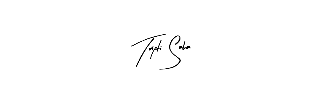 Design your own signature with our free online signature maker. With this signature software, you can create a handwritten (Arty Signature) signature for name Tripti Saha. Tripti Saha signature style 8 images and pictures png